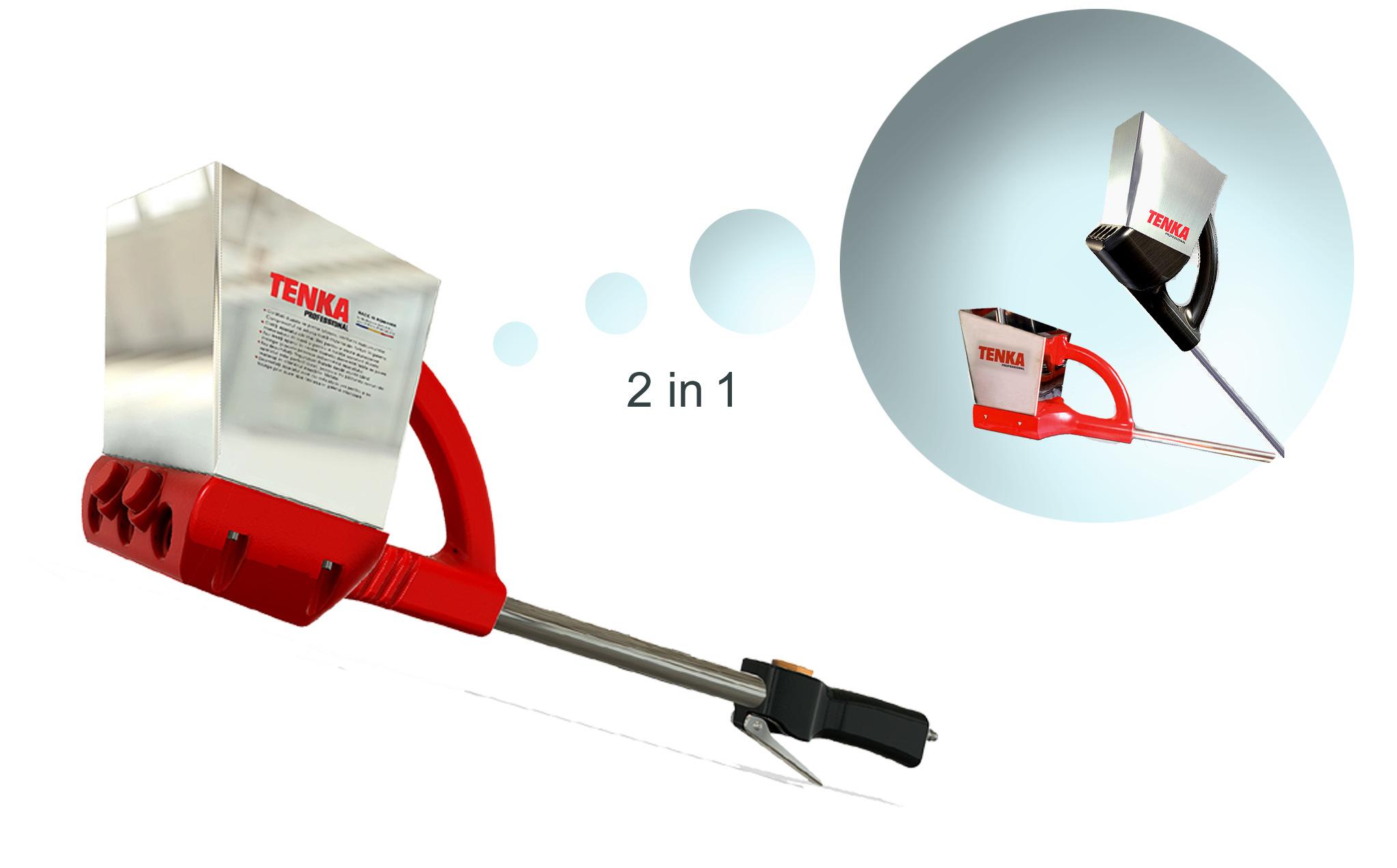 Putzmeister-Spritzpistole mit 5 verschließbaren Düsen (3 Wand + 2 Decke) TK-51 - Putzmaschinen - image 9